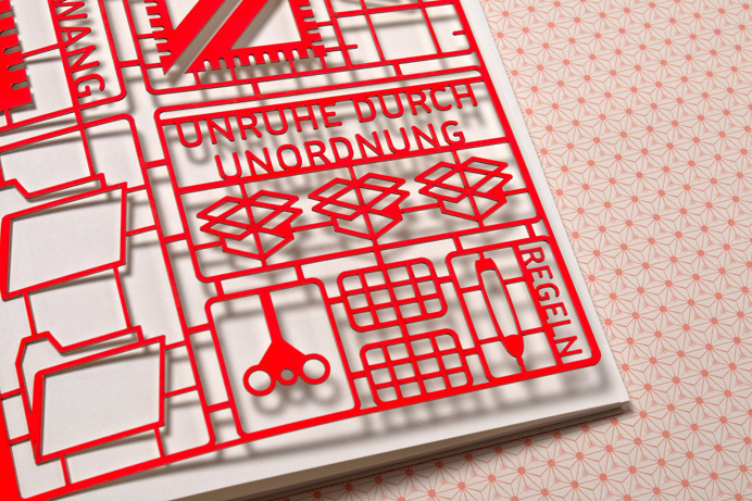 #lasercut #neon #pantone805 #infographic #ocd #book #infographic #illustration #typography