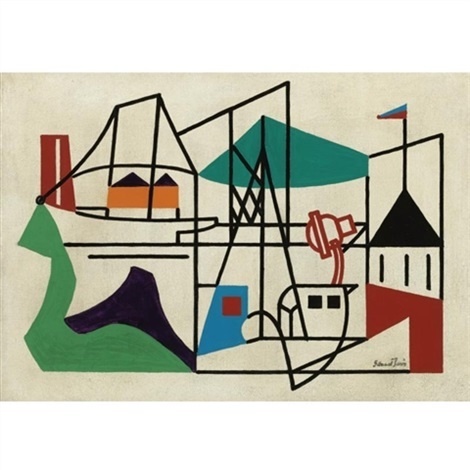 Stuart Davis #artist #painting