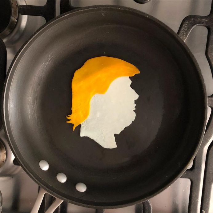 Michele Baldini Turns His Breakfast Eggs Into Works of Art on Instagram