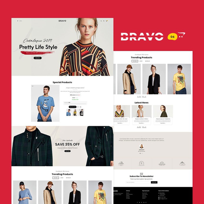 #BRAVO #Fashion #Boutique - #Opencart #MultiPurpose #Responsive #Theme | #TemplateTrip #eCommerce #Website #Templates