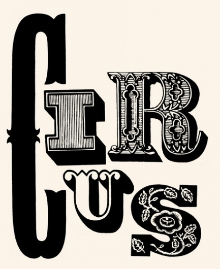 Jonas Bergstrand #inspiration #lettering #red #circus #illustration