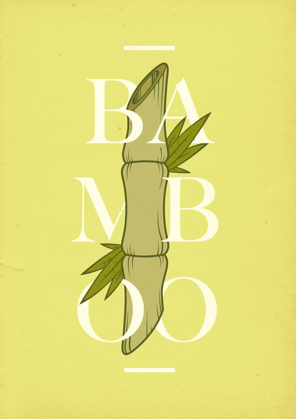 3 notes #vector #letters #ibiza #oscar #typography #print #fresh #bamboo #asian #melbourne #illustration #barcelona #torres #green