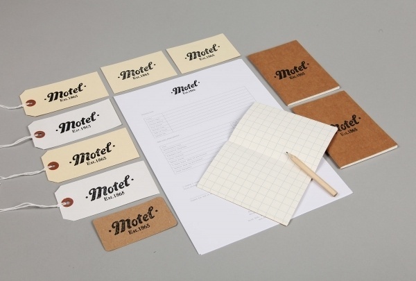 Motel Studios - She Was Only #stationary #logo #motel #branding