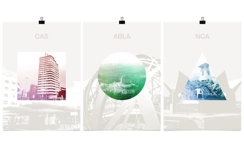 I'm Fabrice_Vrigny | Casablanca triptyque by Fabrice Vrigny #print #design #graphic #photography #square #triangle #poster #circle