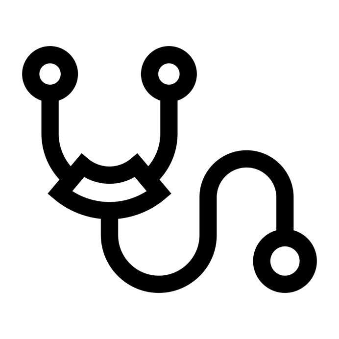 See more icon inspiration related to doctor, healthcare and medical, Tools and utensils, phonendoscope and stethoscope on Flaticon.
