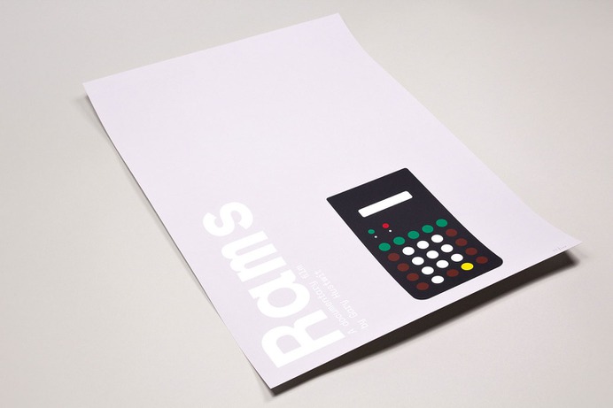 Rams Promotional Materials - Mindsparkle Mag Studio. Build designed this project: a series of promotional materials to celebrate the documentary film of the legendary industrial designer Dieter Rams. #logo #packaging #identity #branding #design #color #photography #graphic #design #gallery #blog #project #mindsparkle #mag #beautiful #portfolio #designer