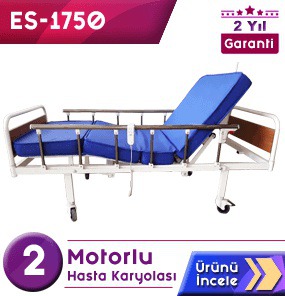 2 Motorlu Hasta Karyolası