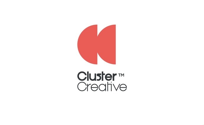 CLUSTER CREATIVE Design by AER CREATIVE STUDIO - aercreativestudio.tumblr.com/ #logotype #design #graphic #brand #typography