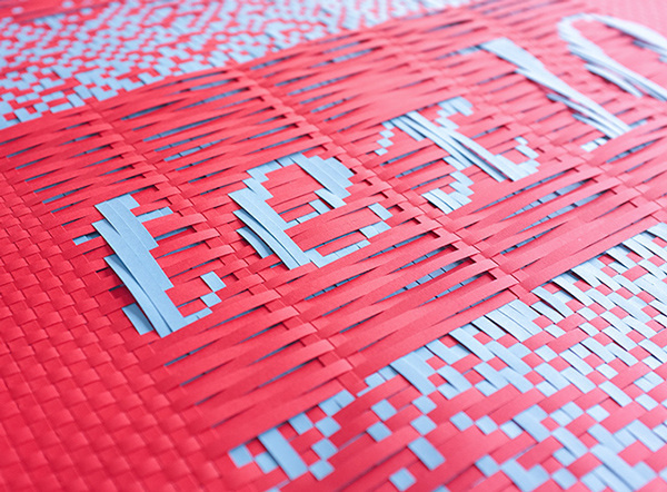 woven paper #weave #color #handmade #type