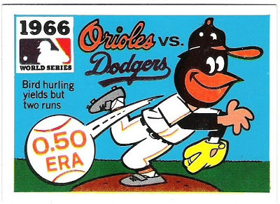 Orioles vs, Dodgers #orioles #card #1966 #baseball #fleer #dodgers