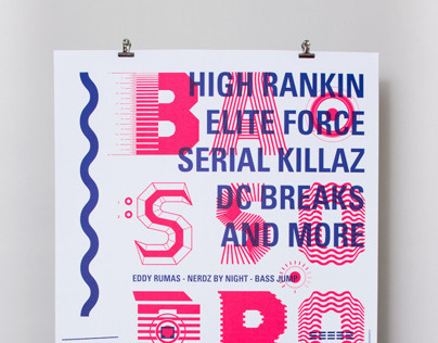 BASSODROME 2.0 #type #layout #poster