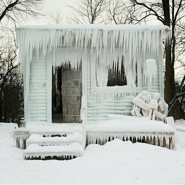 CJWHO ™ ("Deep North" Frozen Home by Chris Larson Chris...) #water #frozen #design #photography #architecture #art #ice