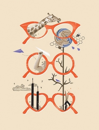 Featured designer: Koyuki Inagaki #collage #composition