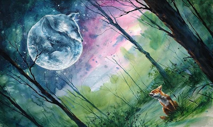 Surreal Watercolor Paintings by Zazac Namoo