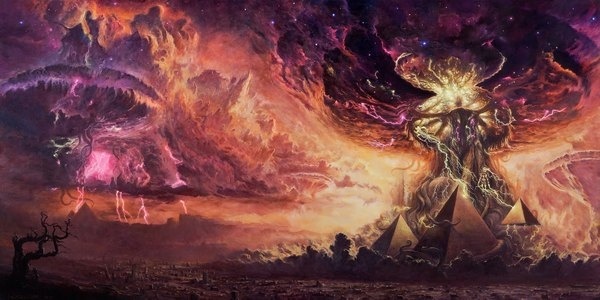 Nick Keller: Damn the Sky! Beastwars #nick #album #beastwars #artwork #record #art #keller #canvas #cd #oil