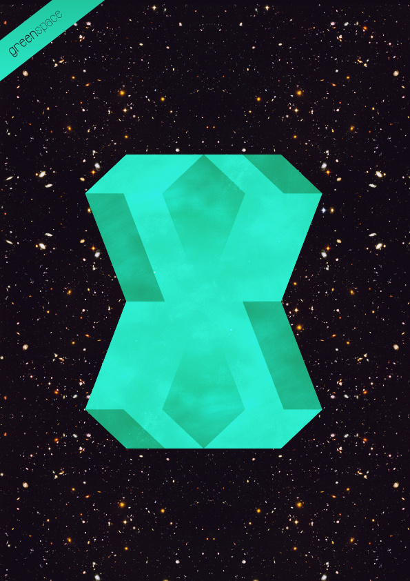 S.P.A.C.E on Behance #print #illustrator #shapes #colours #black #space #art #fine