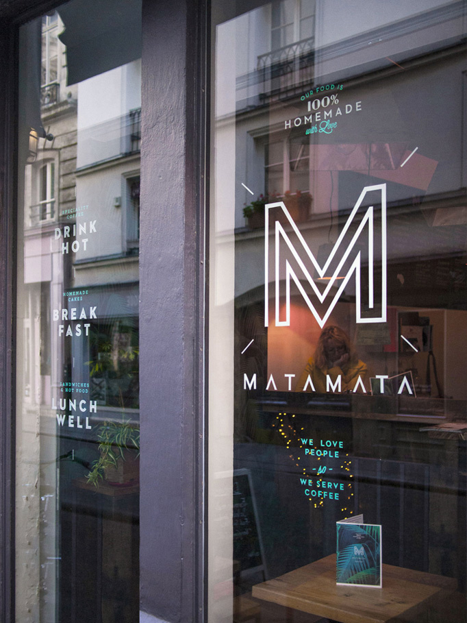 Matamata #menu #identity #food #window #france