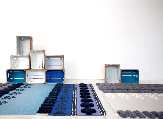 Handmade Poufs, Cushions and Carpets by Gandia Blasco - #textile, #design, #fabrics, #patterns #flooring, #rugs, #carpets