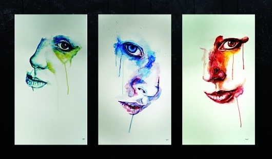 W. Graphic Art #illustration #portrait #watercolor #painting