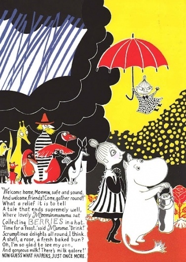 Vintage Kids' Books My Kid Loves: The Book About Moomin, Mymble and Little My #illustration #books