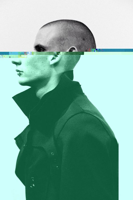 Glitch FX mixed with color slicing