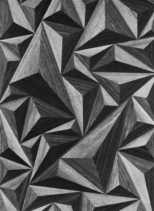 INTARSIA (WOOD VENEER PATTERN), 1960s #pattern #geometric