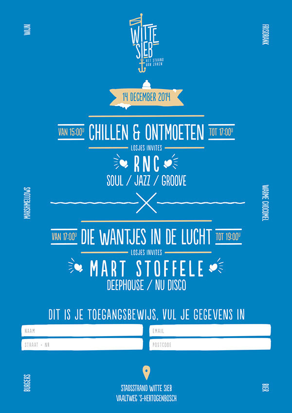 Witte Sieb // Urban Beach Identity on Behance #design #graphic #identity