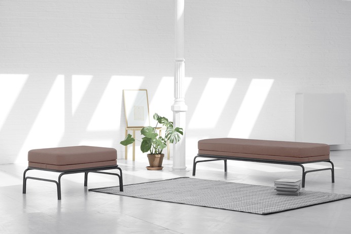 Nudo is a minimalist seating collection designed by Brussels-based studio OGSB