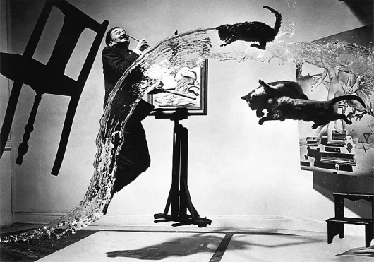 The man that cannot visualize a horse galloping on a tomato is an... - but does it float #dali
