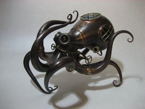 Octopus Sculpture #inspiration #abstract #creative #design #unique #sculptures #cool