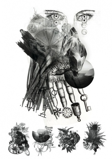Thea Manipulatus : A Book of Teas & Potions by Tuscani Cardoso #plants #recipe #book #voodoo #art #tuscani #collage #potions #editorial #aphrodisiac