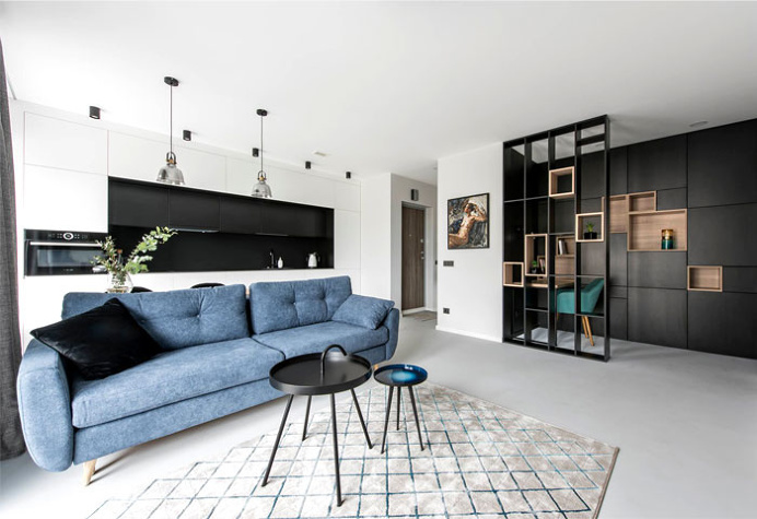 Stylish Apartment For a Young Man by In Caprice - InteriorZine #decor #interior #home