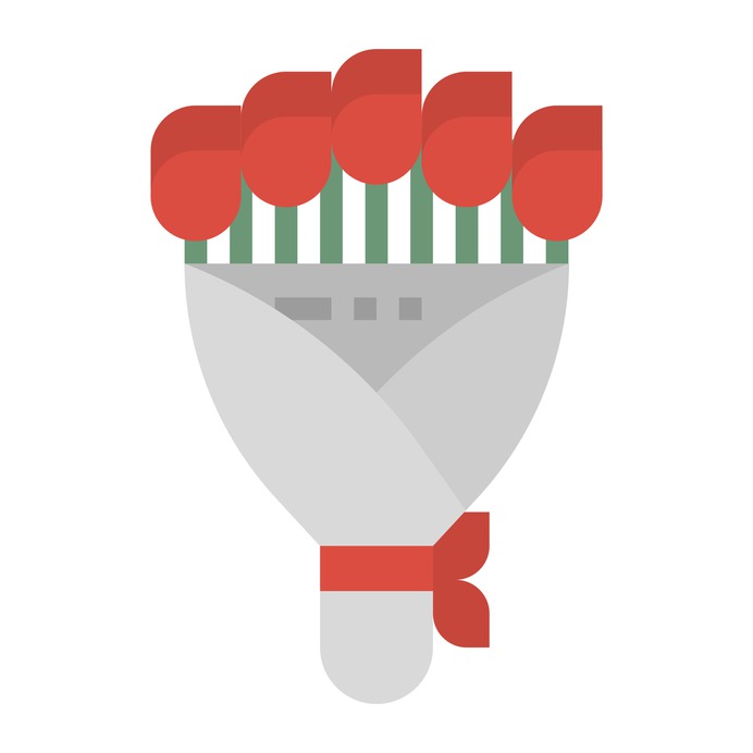 See more icon inspiration related to flower, bouquet, love, love and romance, botanical, valentines day, roses, blossom, flowers and nature on Flaticon.