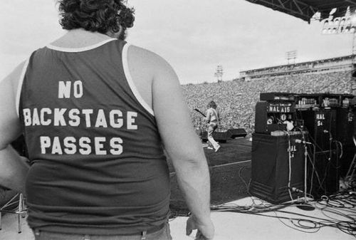 A Conversation On Cool. #passes #backstage #no