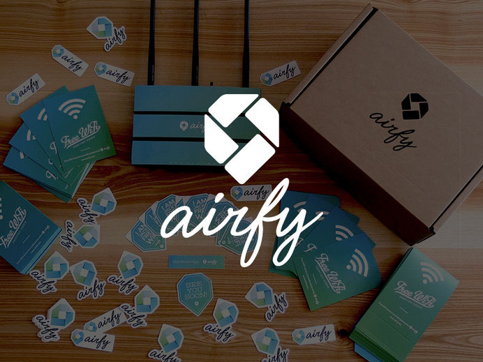 airfy — Designing better WiFi experience #ux #ios #design #brand #identity #logo