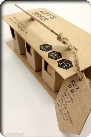 Beautifully, perfect eco-friendly egg package