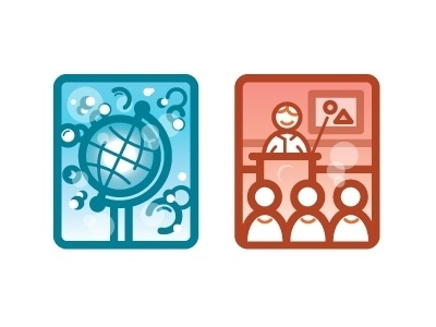 Dribbble - Icons by Steve DeCusatis #bubbles #illustration #icons