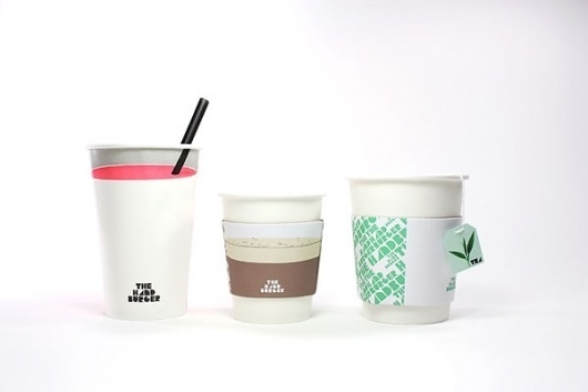 THEARTISTANDHISMODEL » Branding #cups #branding #restaurant