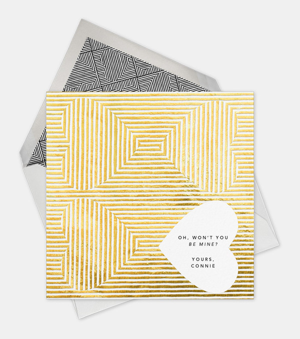Paperless Post Valentines / on Design Work Life #card #design #graphic