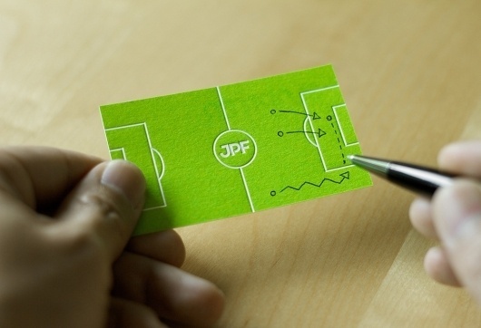 FormFiftyFive – Design inspiration from around the world » Blog Archive » Bravo Company – Junpiter Futbol #card #design #graphic #business