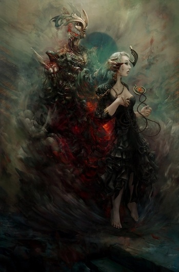 Fiend by ~rafa-insane on deviantART #fiend #rafe #insane #painting