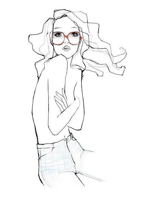 Illustration by Garance Doré #fashion #illustration #hair #awesome