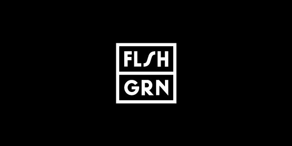 Foolish Green. #logo #white #minimal #black
