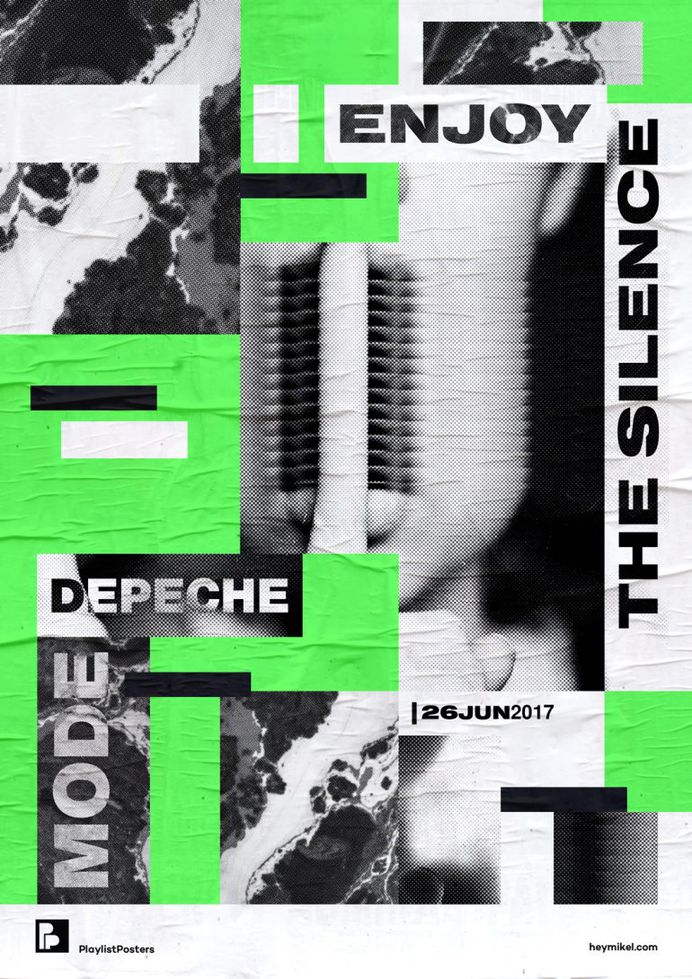 Playlist-posters // Depeche Mode – Enjoy the Silence