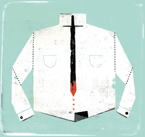 FFFFOUND! | curt merlo #blood #illustration #sword #shirt