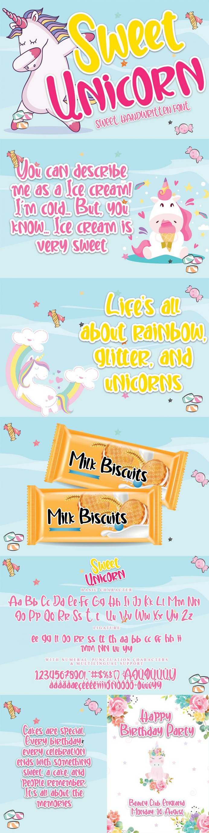 Free Sweet Unicorn Display Font
