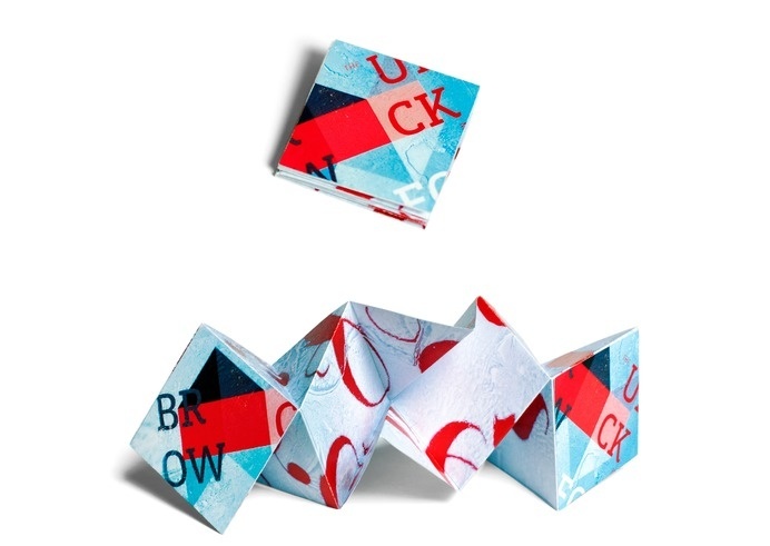 Frozen & Cool by Niermala B. Timmers www.niermalatimmers.com #cool #font #fold #timmers #fox #frozen #design #graphic #popup #brown #quick #niermala #art #papercraft #type #ice #folding #3d #magazine #typography