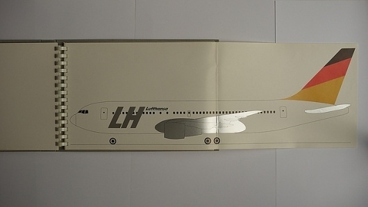 Hans G. Conrad, Tomás Gonda, Werner Scheitza: »Koncept für ein neues Corporate Design Programm Lufthansa 1986-1999« | Flickr - Photo Sharing! #print #design #graphic #book #transport #plane #shiny