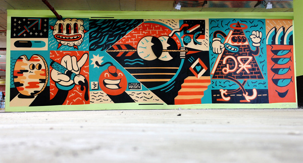 The Weird Travels Pt.3 / Walls & Paintings 2013 on Behance #dxtr