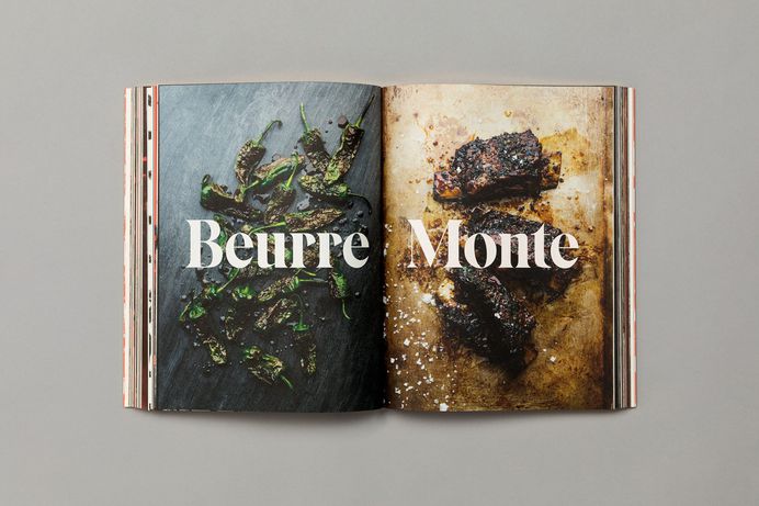 Cookbook #dps #publication #layout #editorial #photographic #book #serif #bigtype